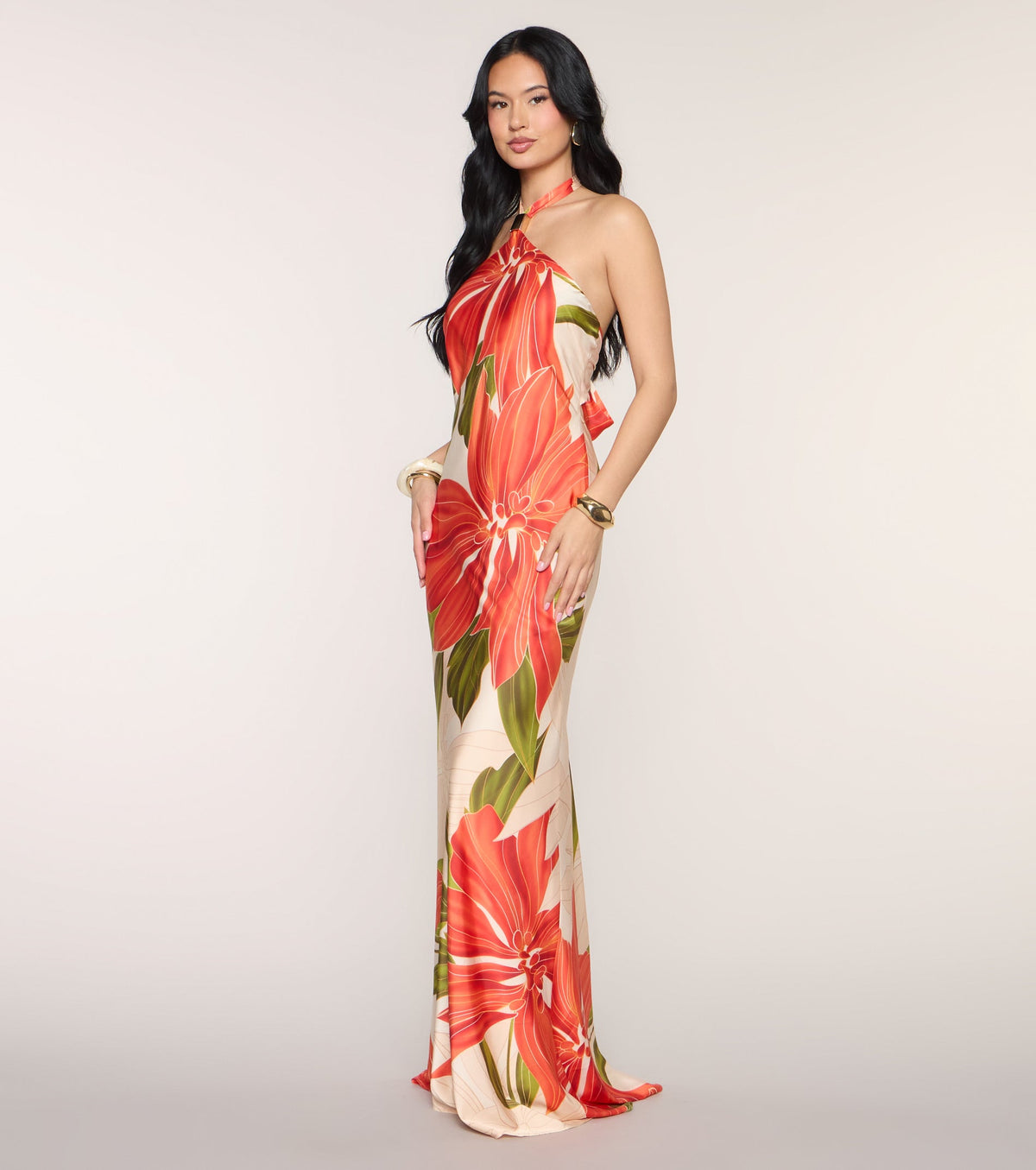 Maryanne Floral A-Line Formal Dress