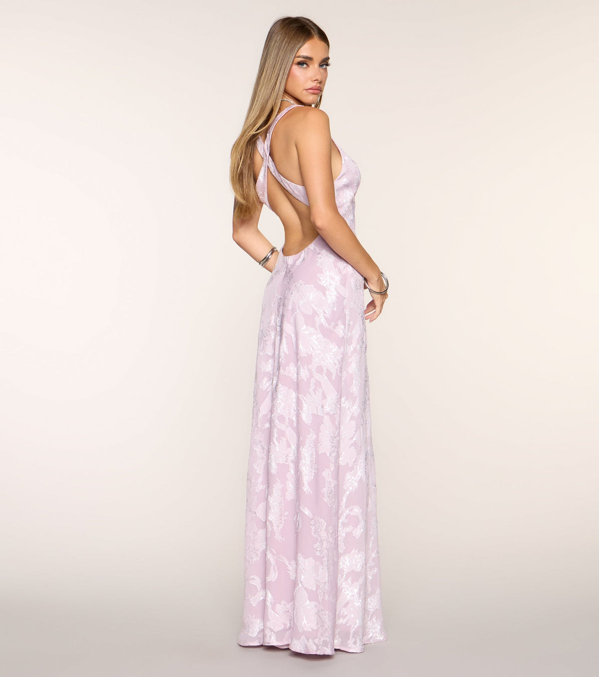 Jacqueline Open Back A-Line Formal Dress
