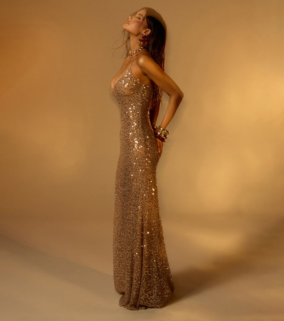 Jenny Sequin Mermaid Formal Dress