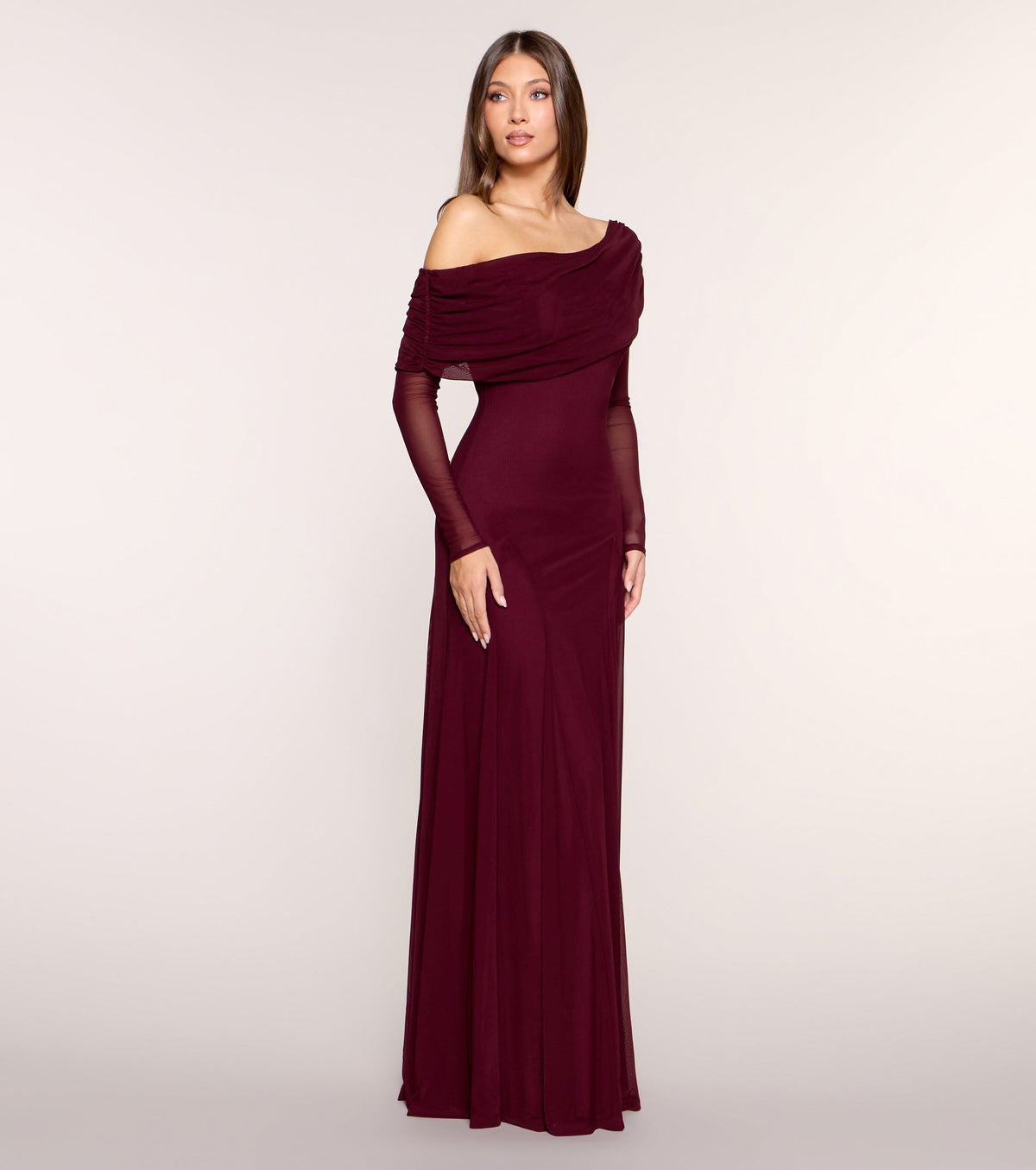 Adela One Shoulder A-Line Formal Dress