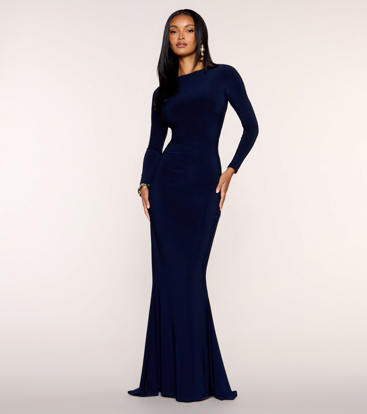 Celestine Open Back Mermaid Formal Dress
