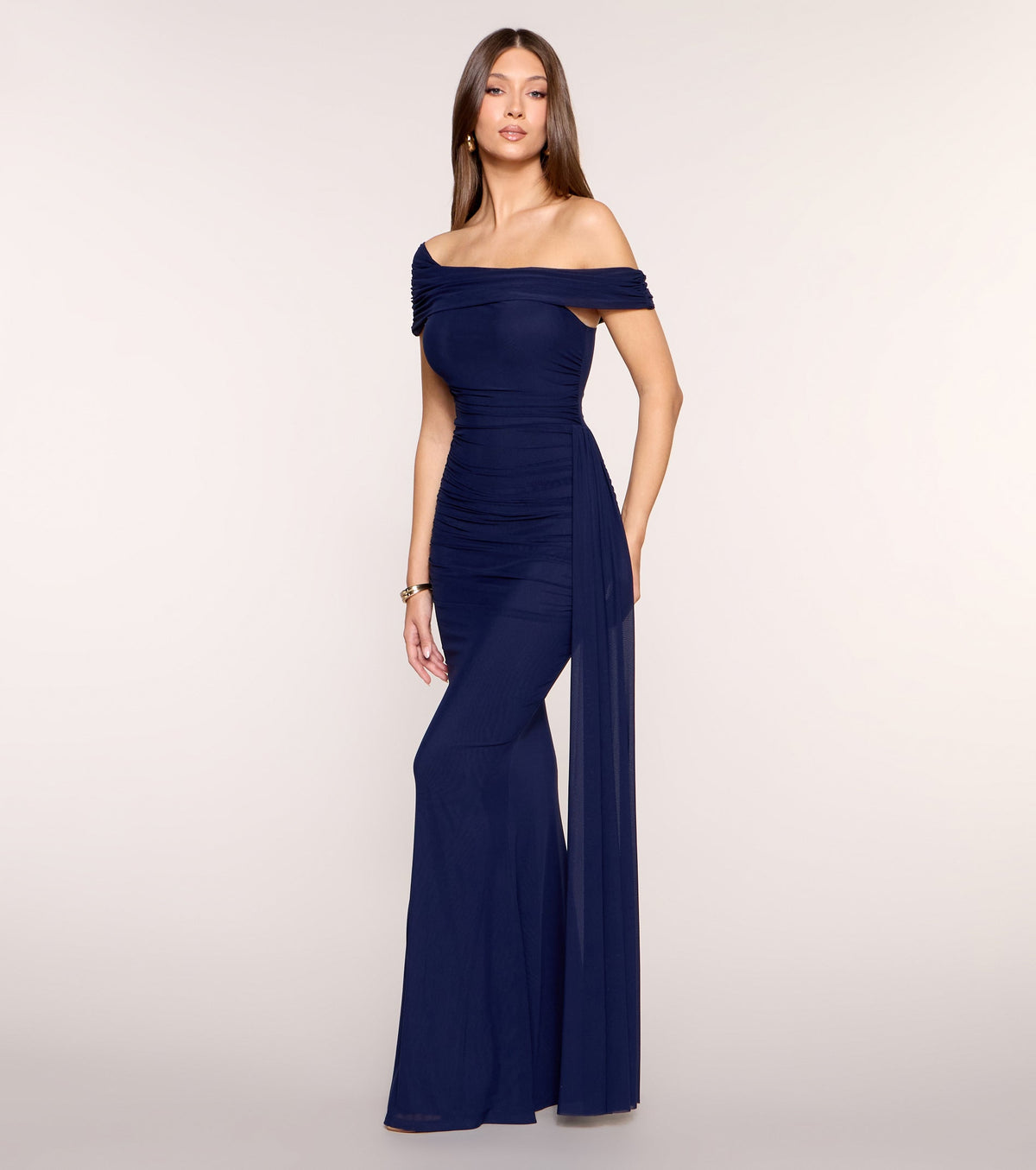 Dalphine Off-Shoulder Mermaid Formal Dress