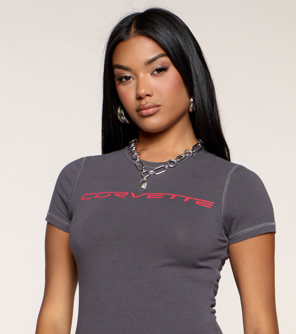 Fast Lane Corvette Crop Tee