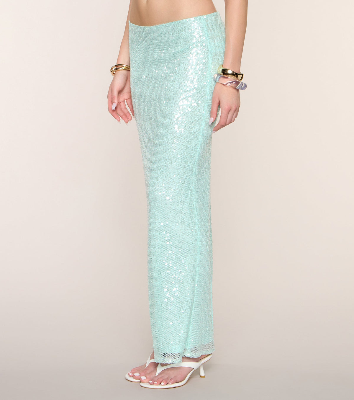 Instant Shine Sequin Maxi Skirt