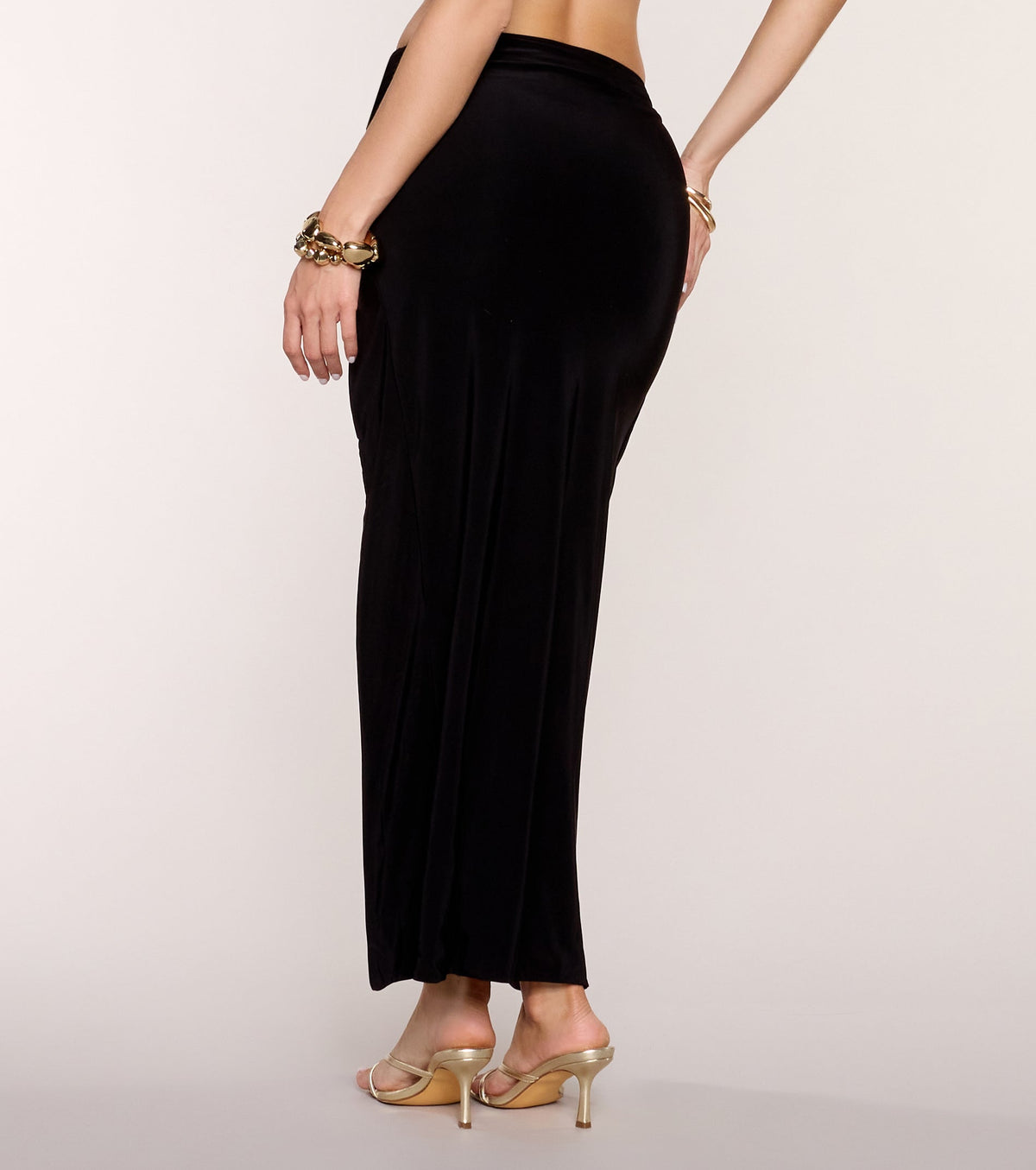 Caught Up Beaded Maxi Skirt