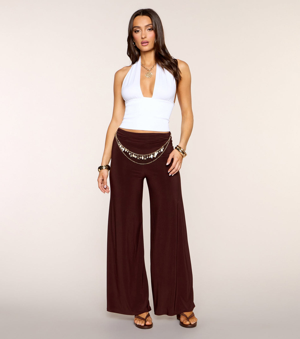 Shell Yeah Wide-Leg Pants
