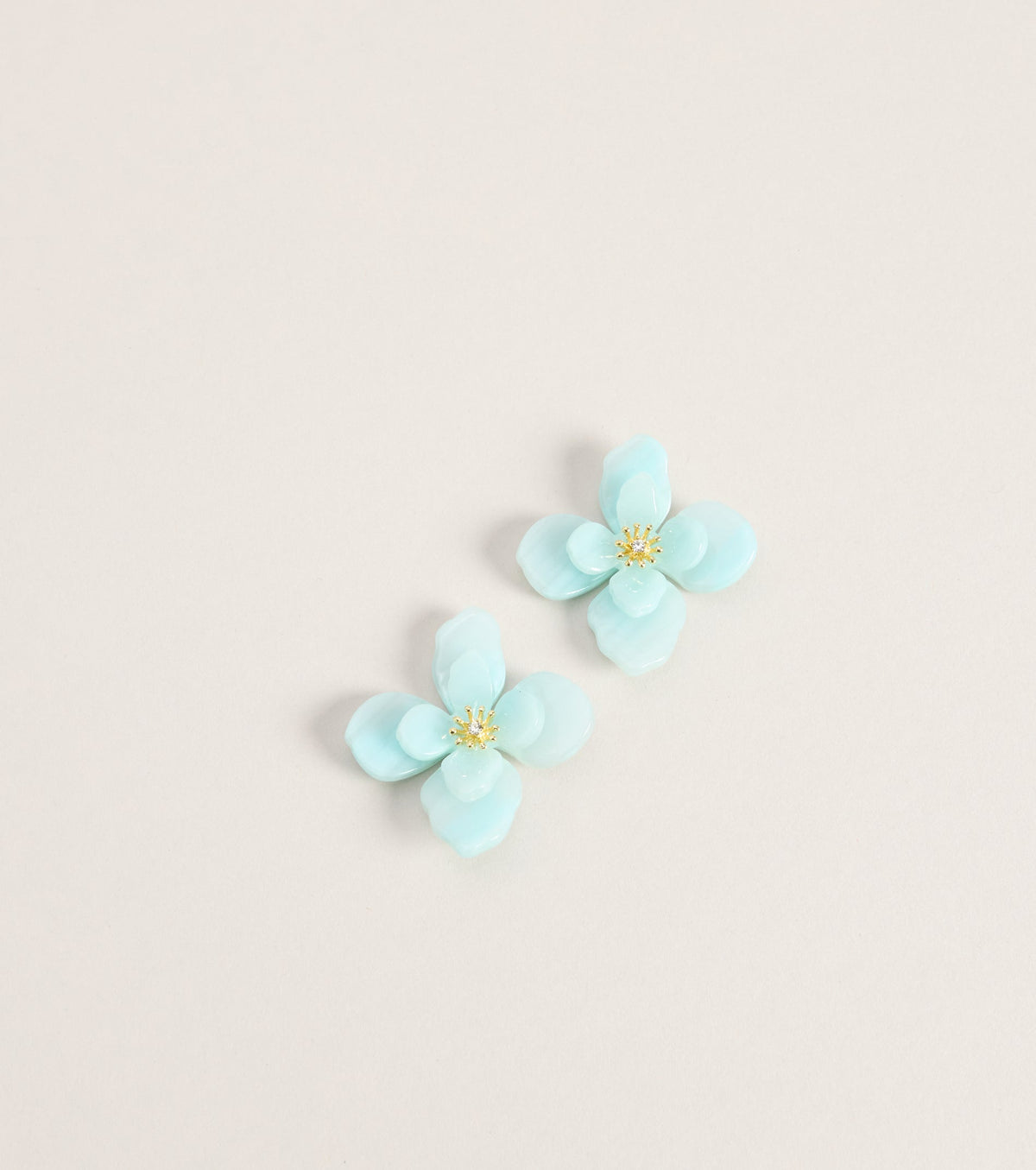 Garden Glow Flower Statement Earrings