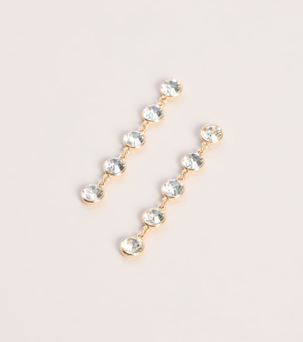 Cascading Spark Rhinestone Earrings
