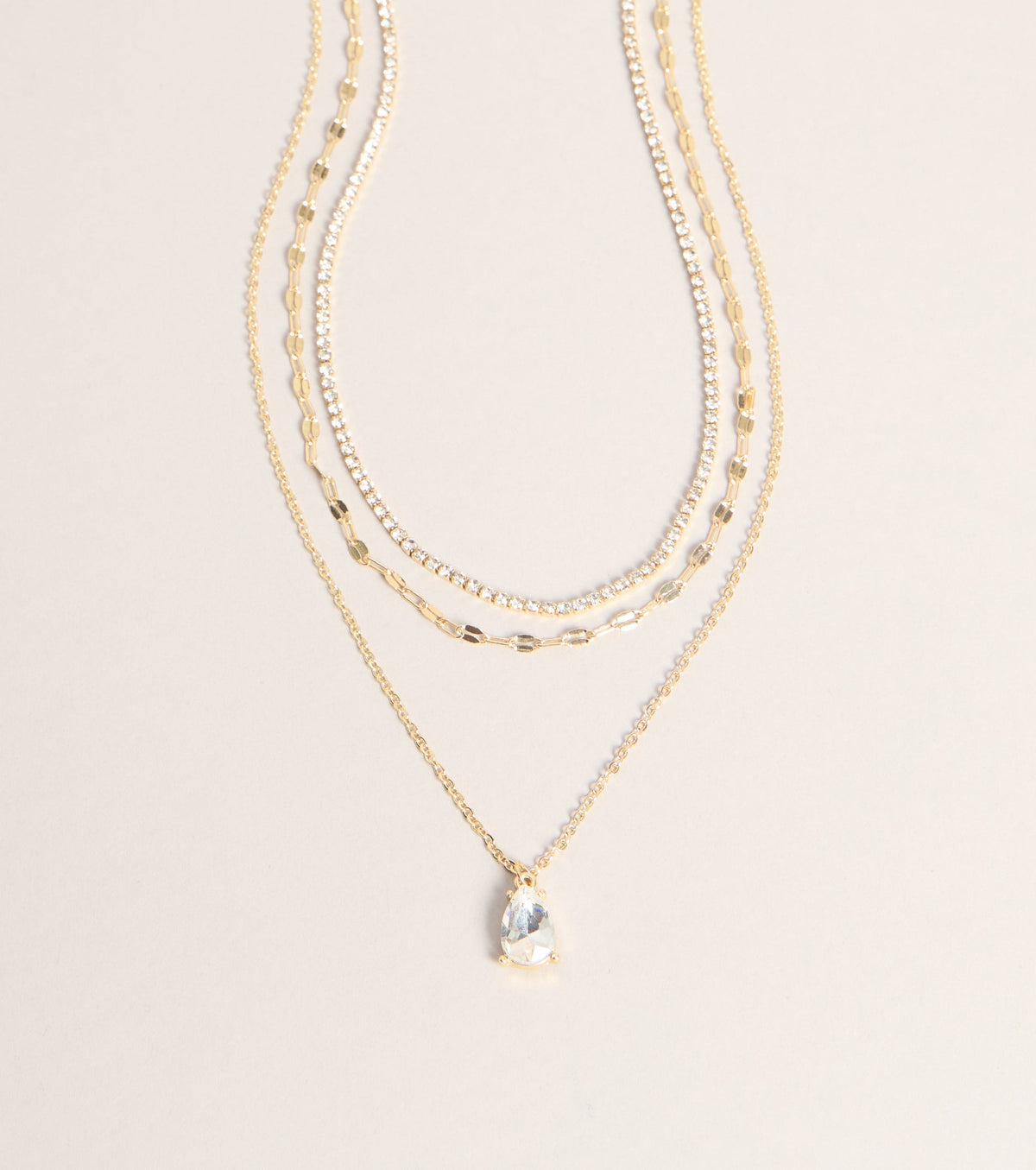 First Class Sparkle Rhinestone Necklace