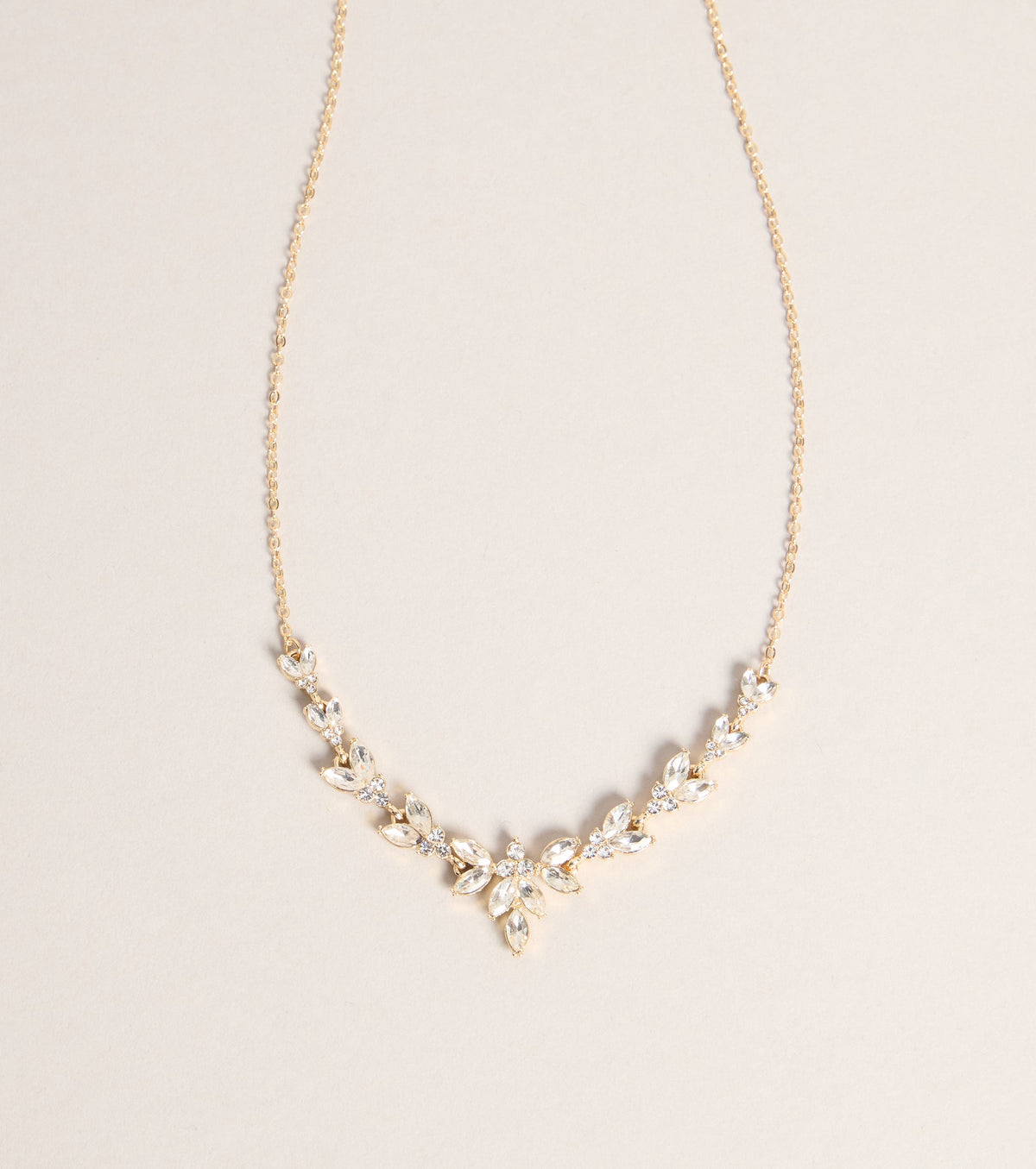 Just Add Sparkle Rhinestone Necklace And Earrings Set