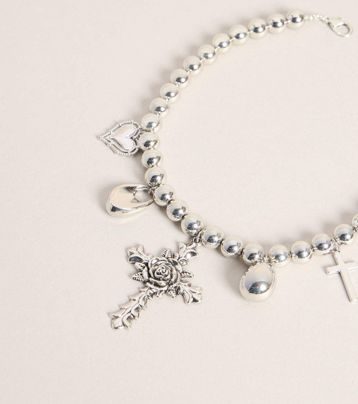 Cross My Heart Charm Necklace