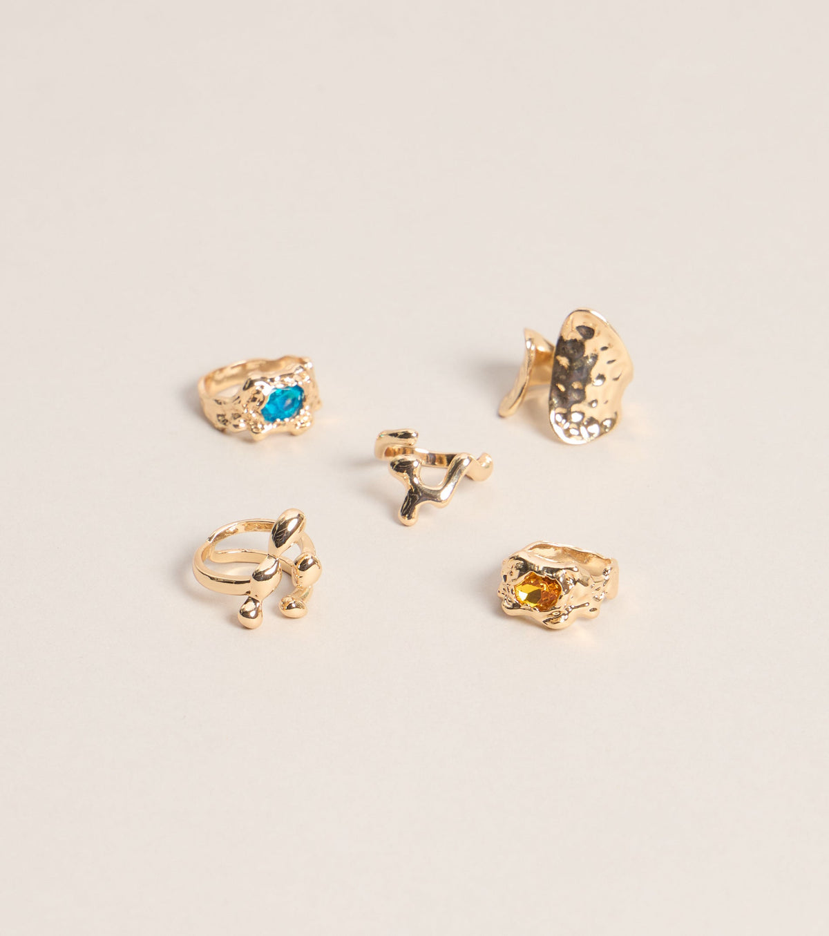More Is More Five-Piece Ring Set