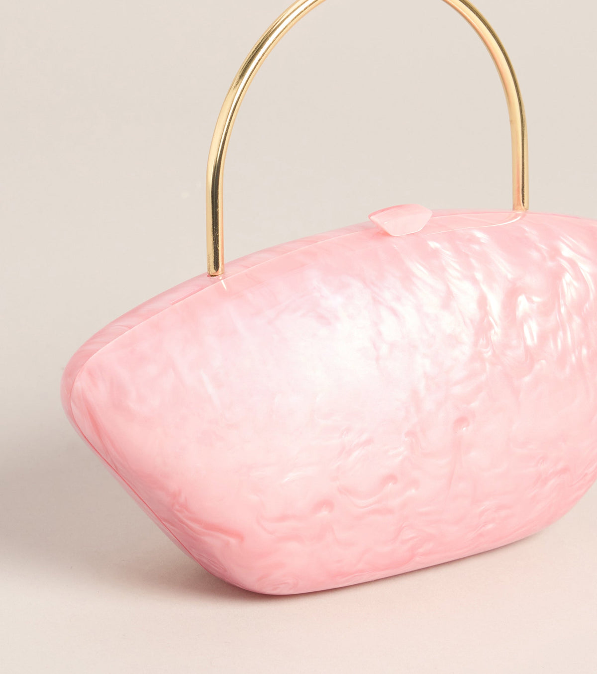 Late Reply Marble Top Handle Bag