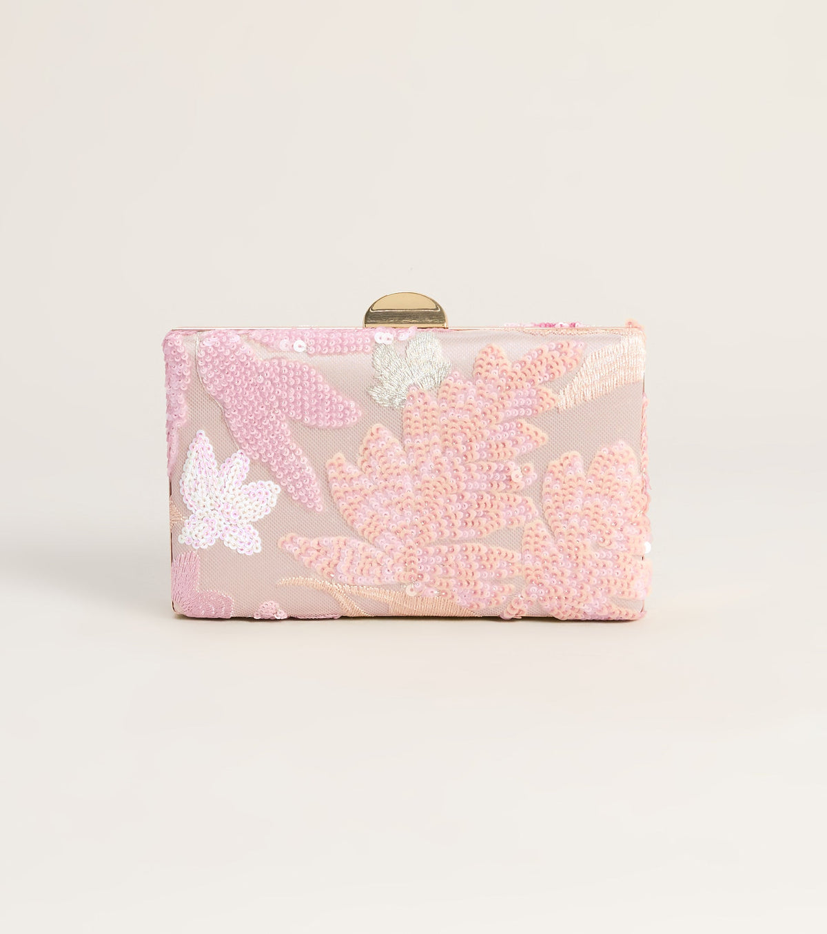 Garden Party Glam Floral Clutch