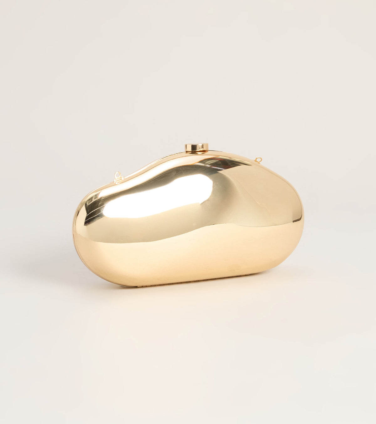 Sleek Sculptural Hardcase Clutch