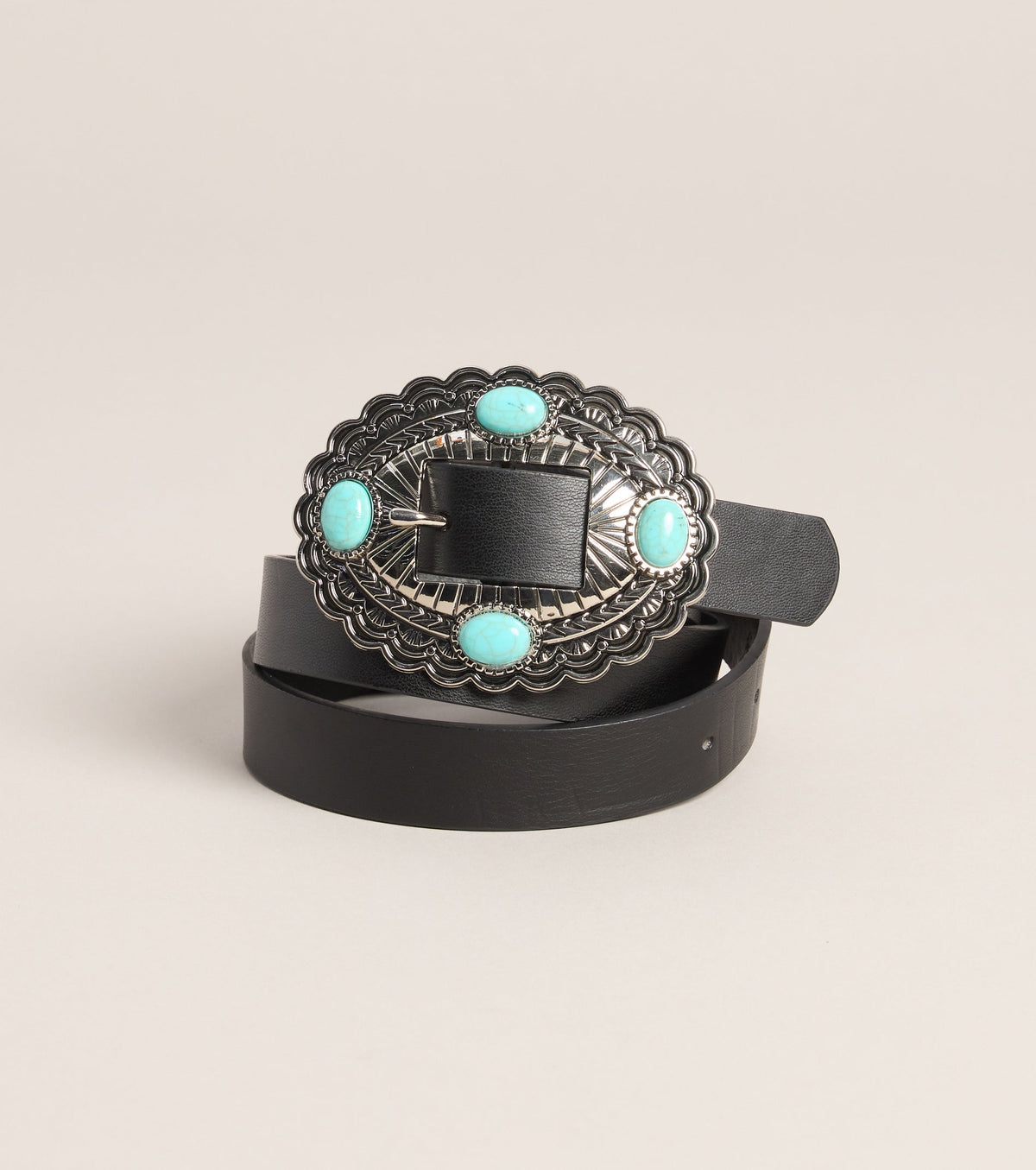 Cool Girl Classic Stone Buckle Belt