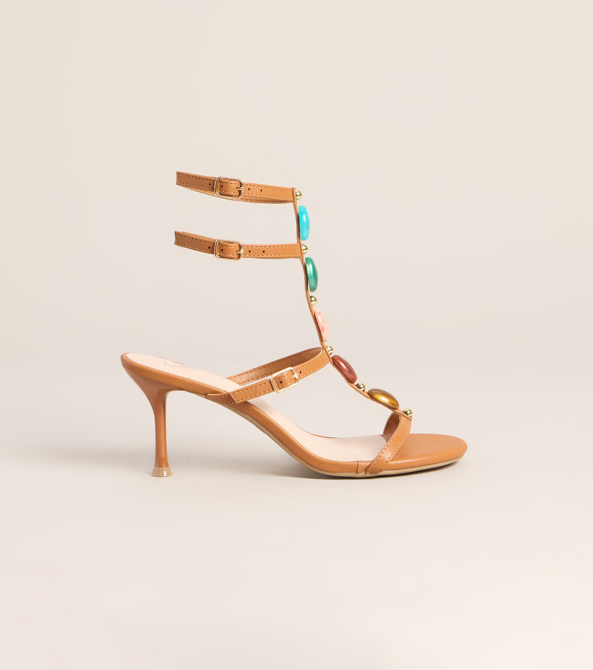 Vacation Goddess Gemstone Stiletto Heels