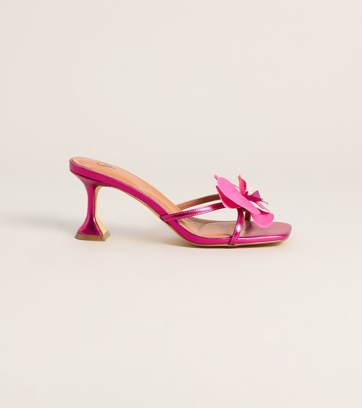 Poolside Playlist Tropical Flower Heels