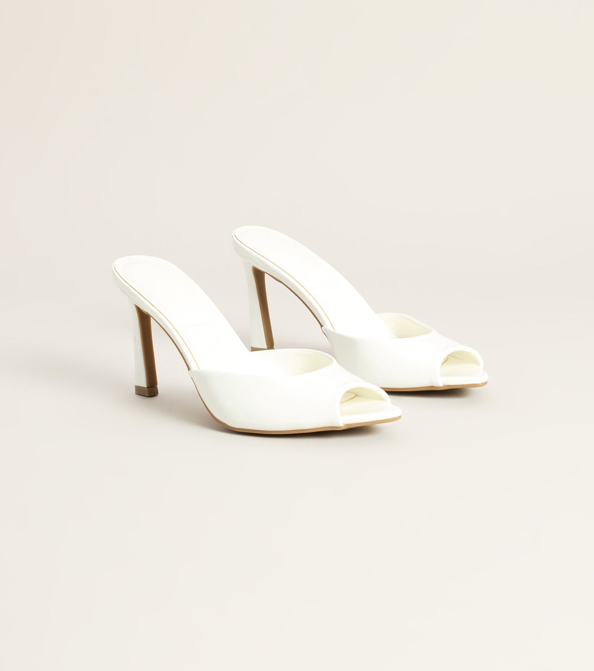 Picture Perfect Faux Leather Mules