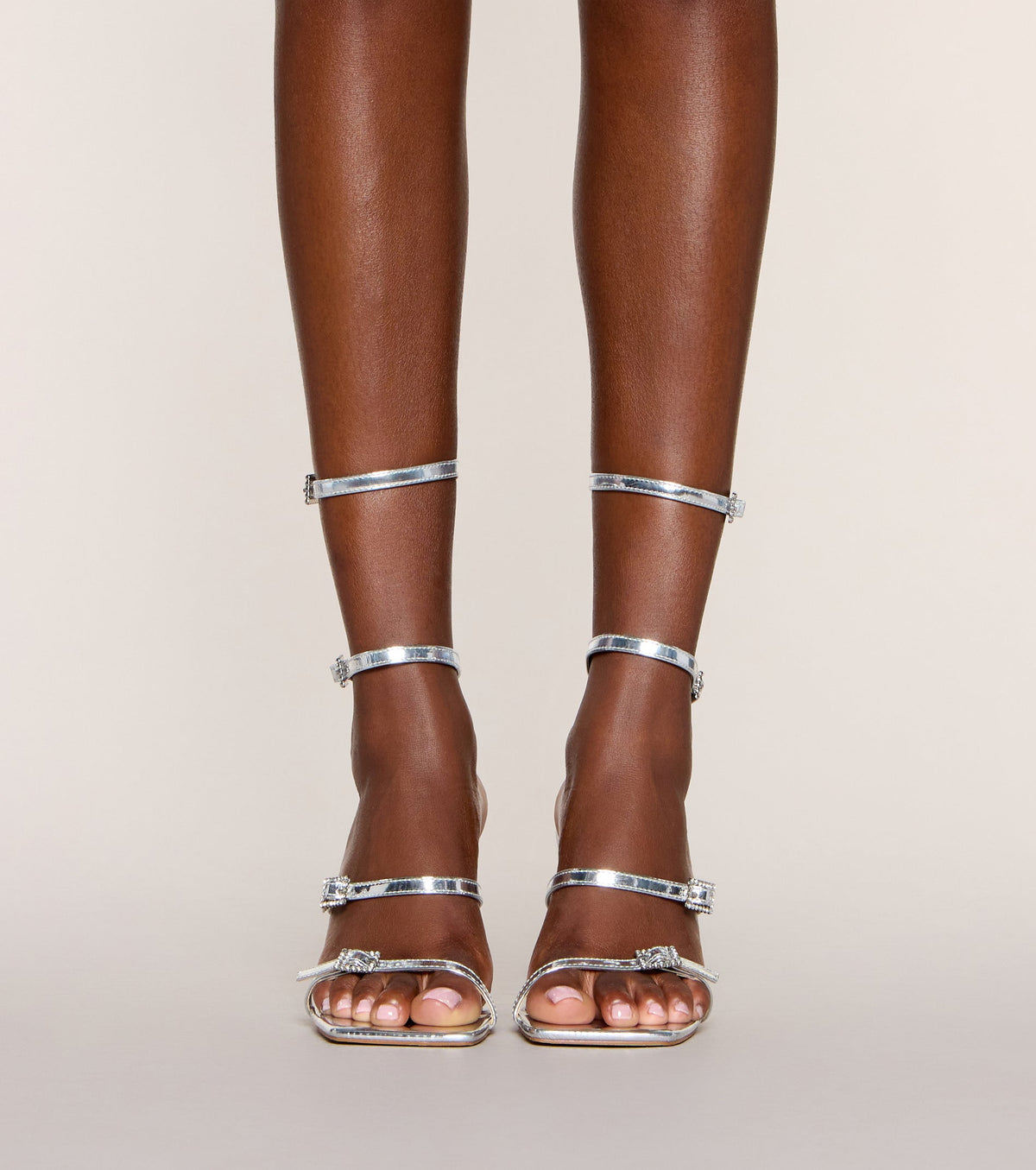 About Tonight Caged Stiletto Heels