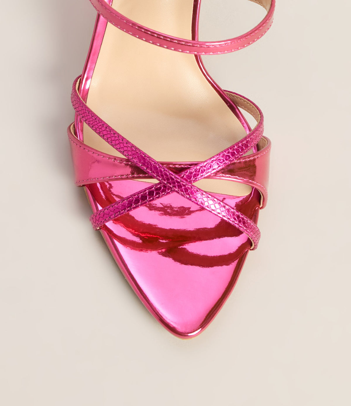 Make It Memorable Metallic Mule Heels