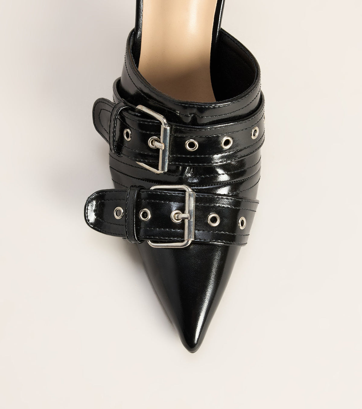 Headline Worthy Buckle Stiletto Pumps