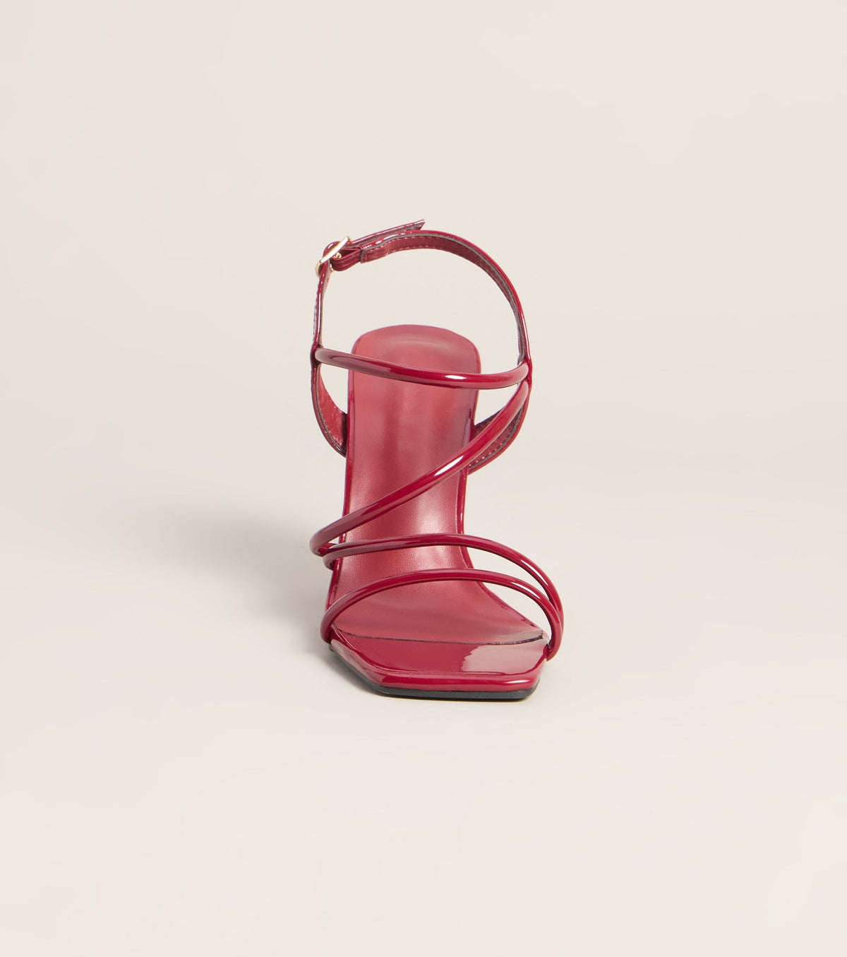 Too Tempting Patent Strappy Heels