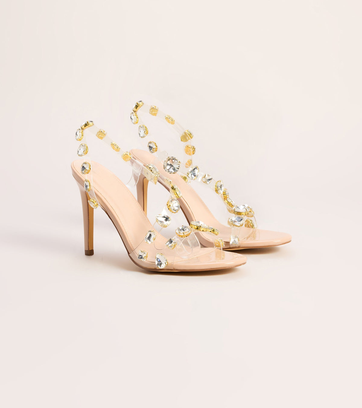 Big Entrance Gemstone Stiletto Heels