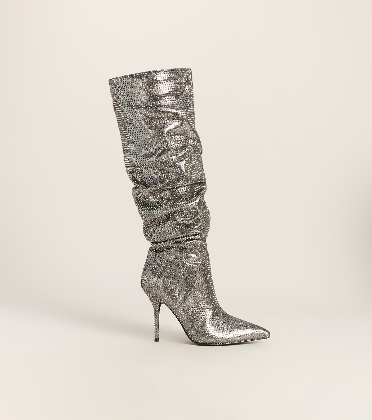 Steal The Flash Rhinestone Boots