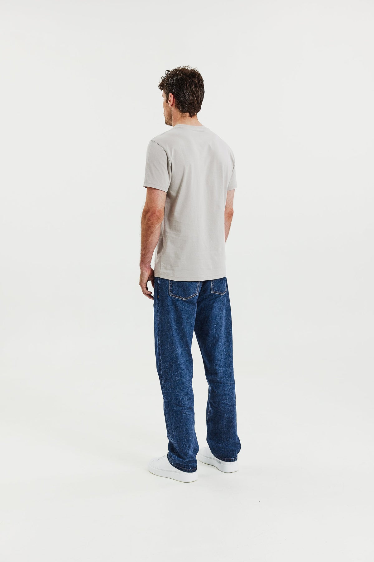 Crew-Neck regular Greige