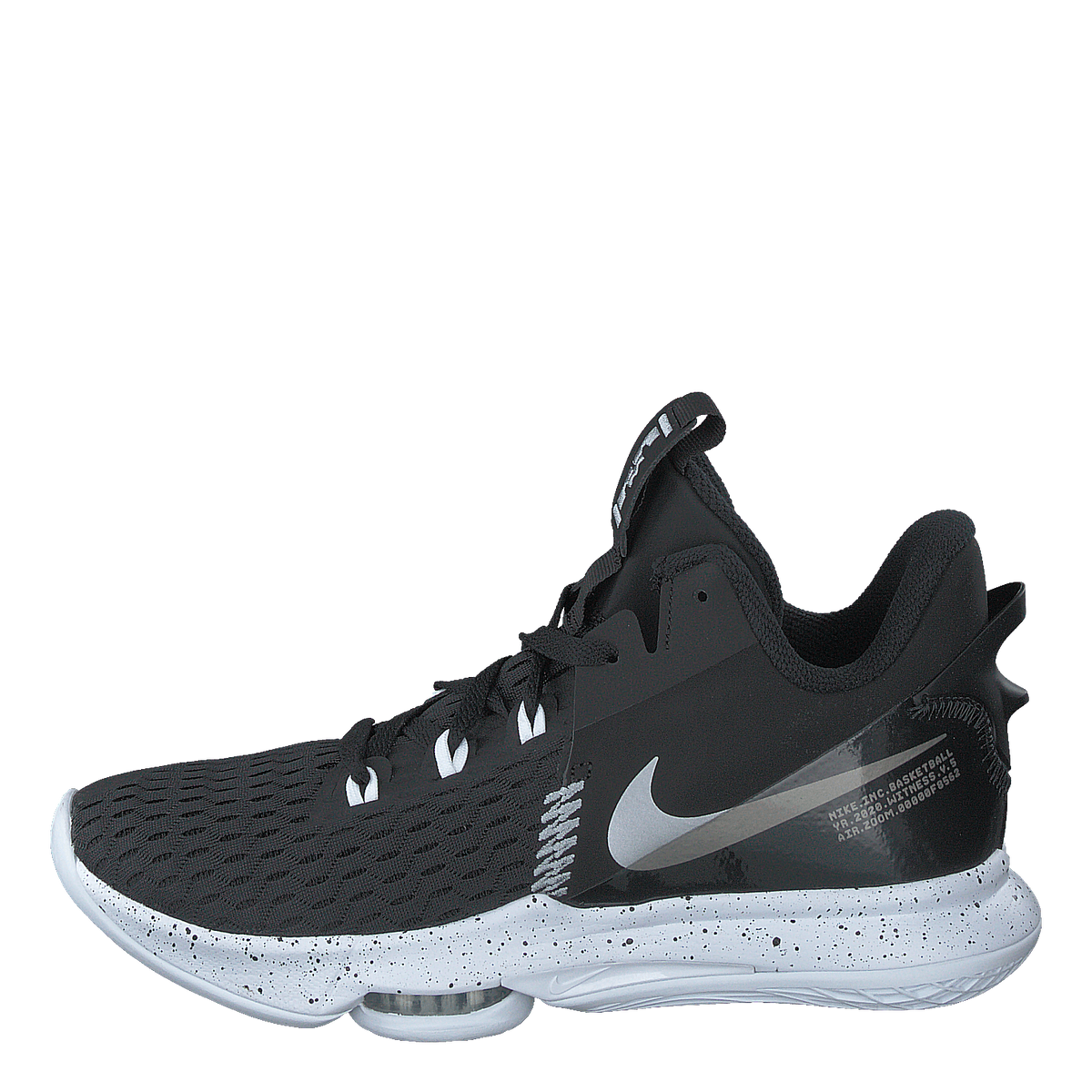 Lebron witness v Black-metallic Silver-white