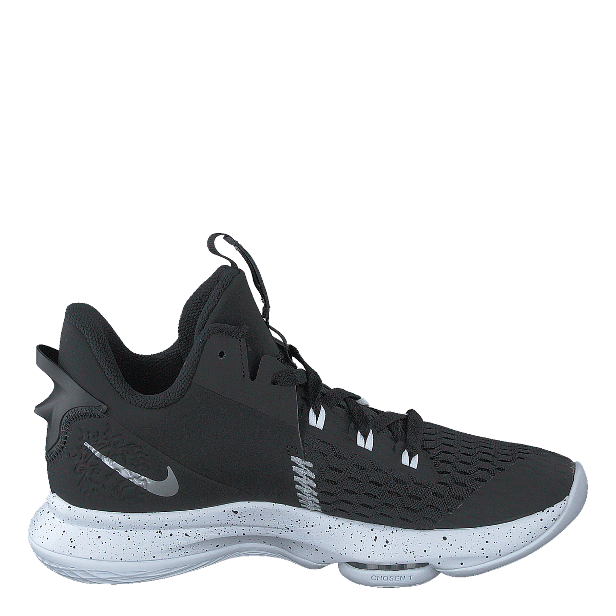 Lebron witness v Black-metallic Silver-white