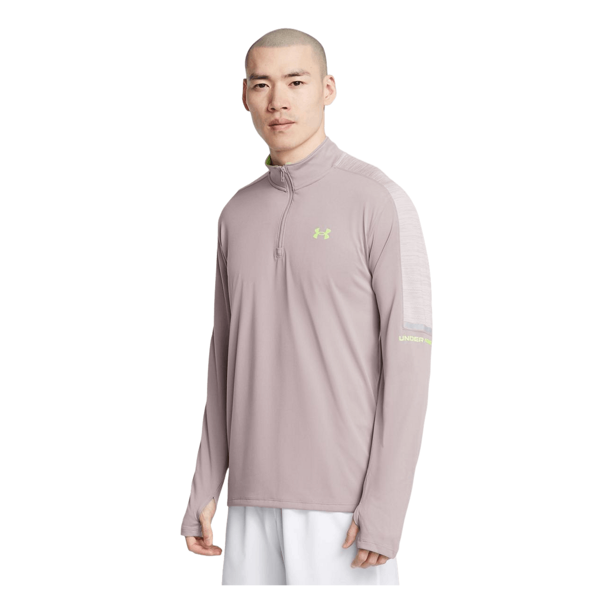 Ua Tech Utility 1/4 Zip Tetra Gray