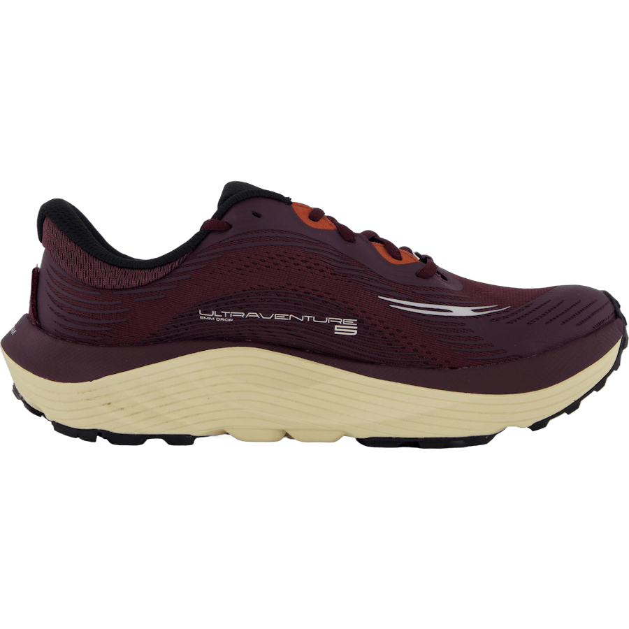 Ultraventure 5 Wide Maroon/tan