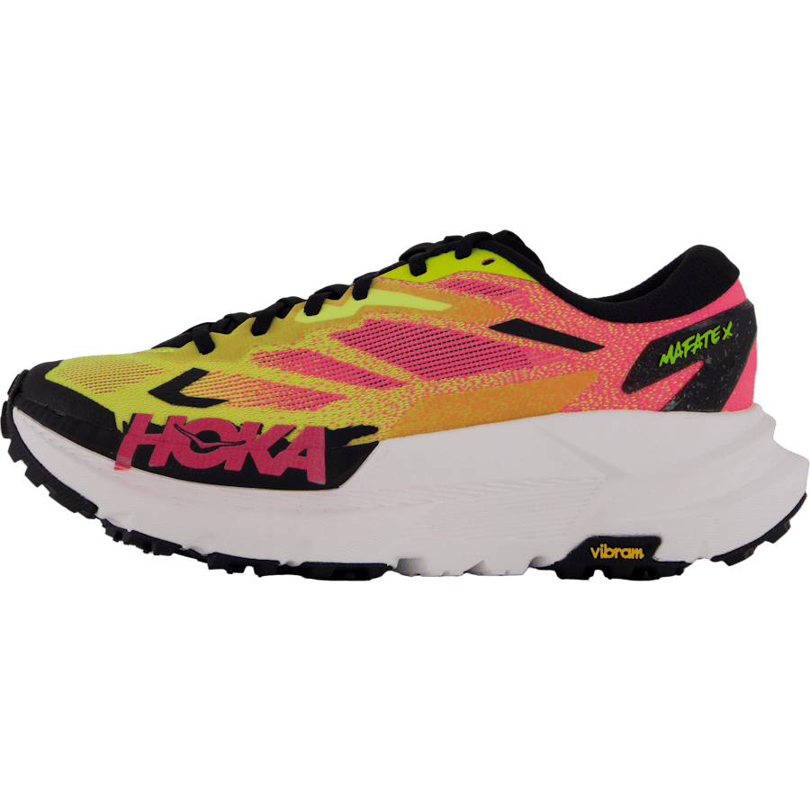 W mafate x Neon hoka citrus / neon rose