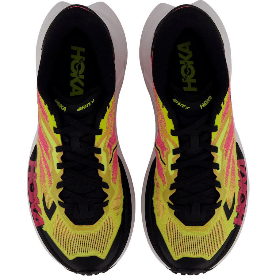 W mafate x Neon hoka citrus / neon rose