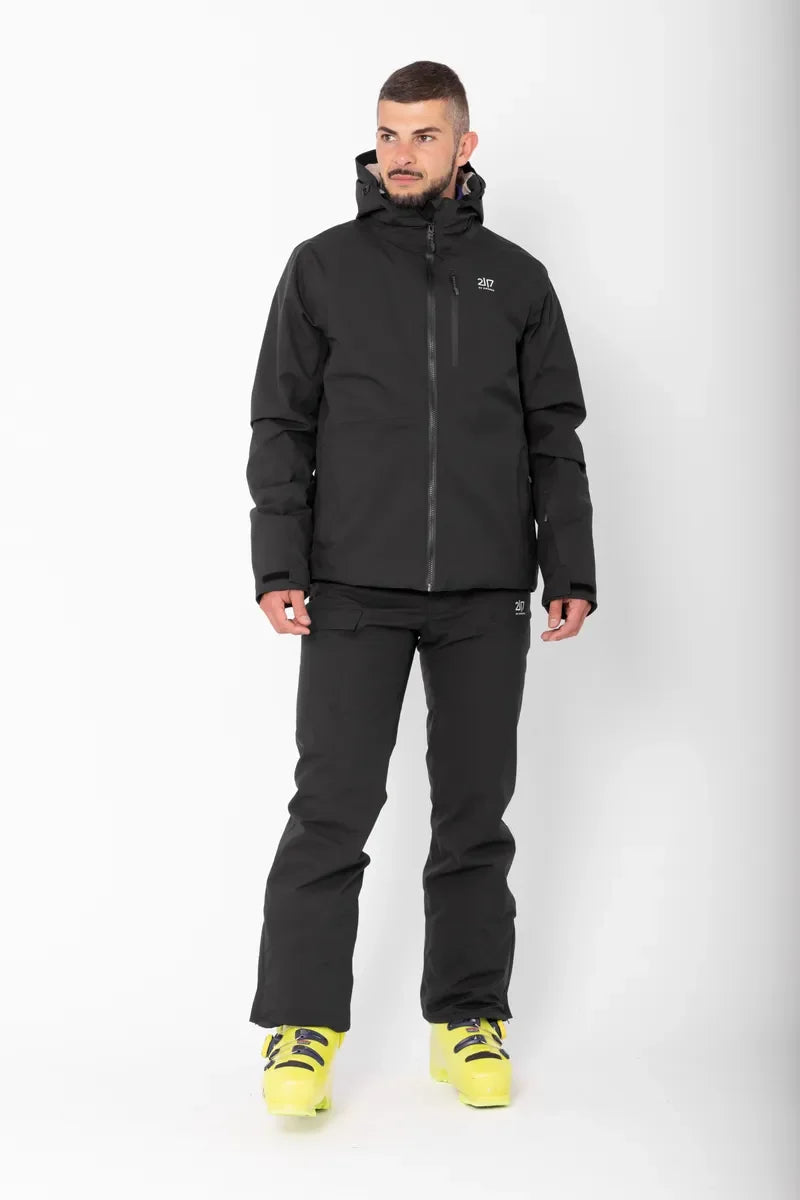 Men’S Light Padded Ski Jacket Kabo Black