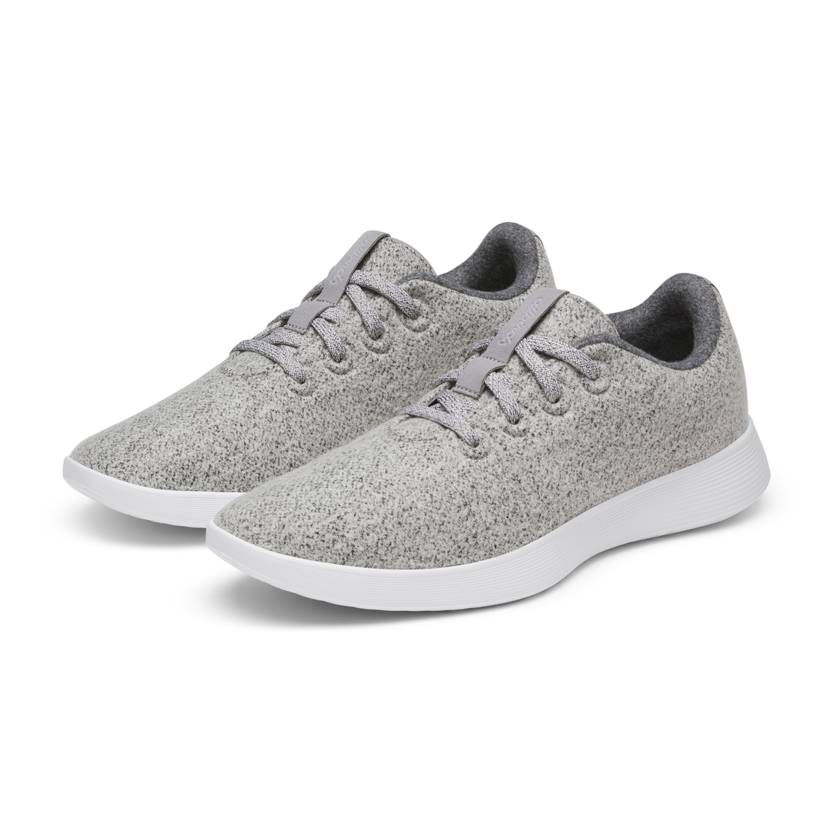 Men's Wool Runner NZ in Medium Grey with Blizzard Sole