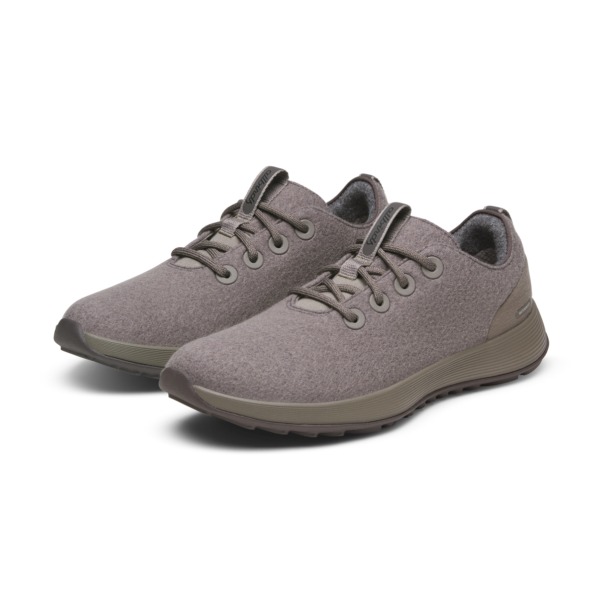 Men's Waterproof Wool Runner NZ in Weathered Brown (Weathered Brown Sole)