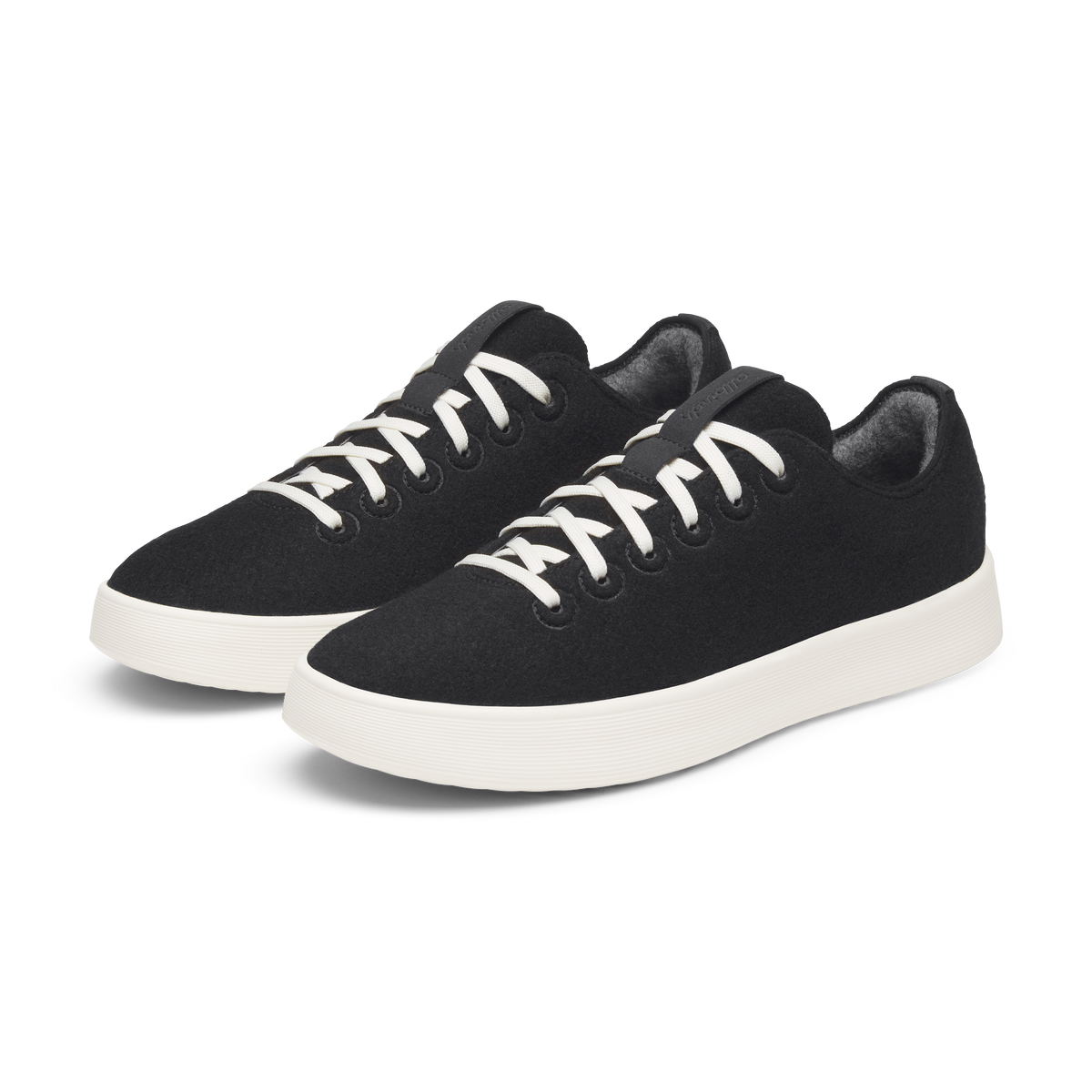 Women's Wool Cruiser in Natural Black with Natural White Sole