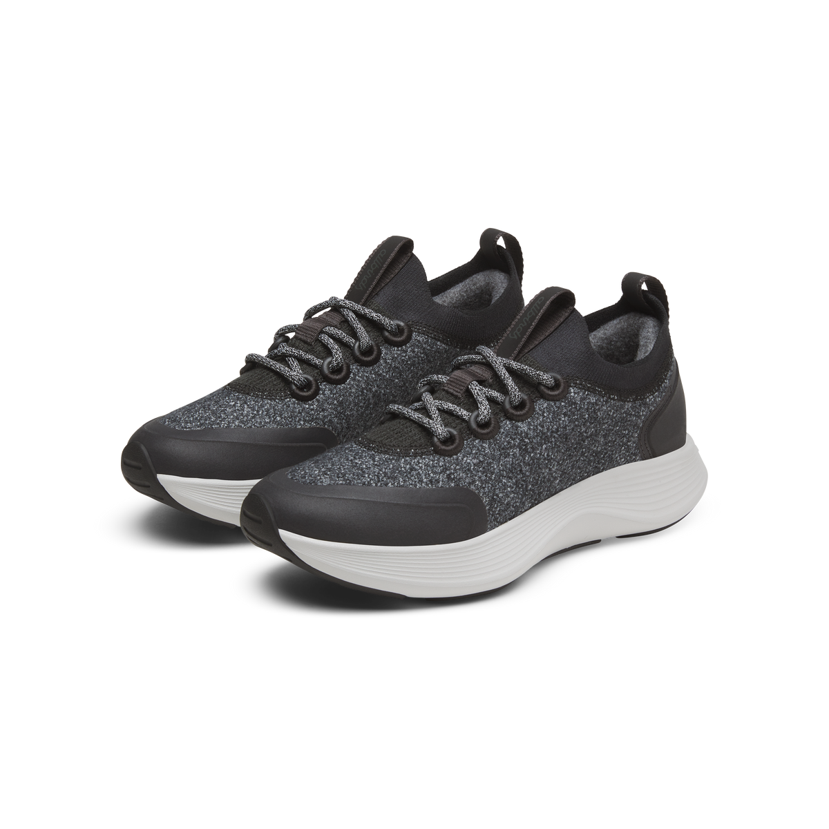 Women's Wool Strider in Dark Grey with Light Grey Sole