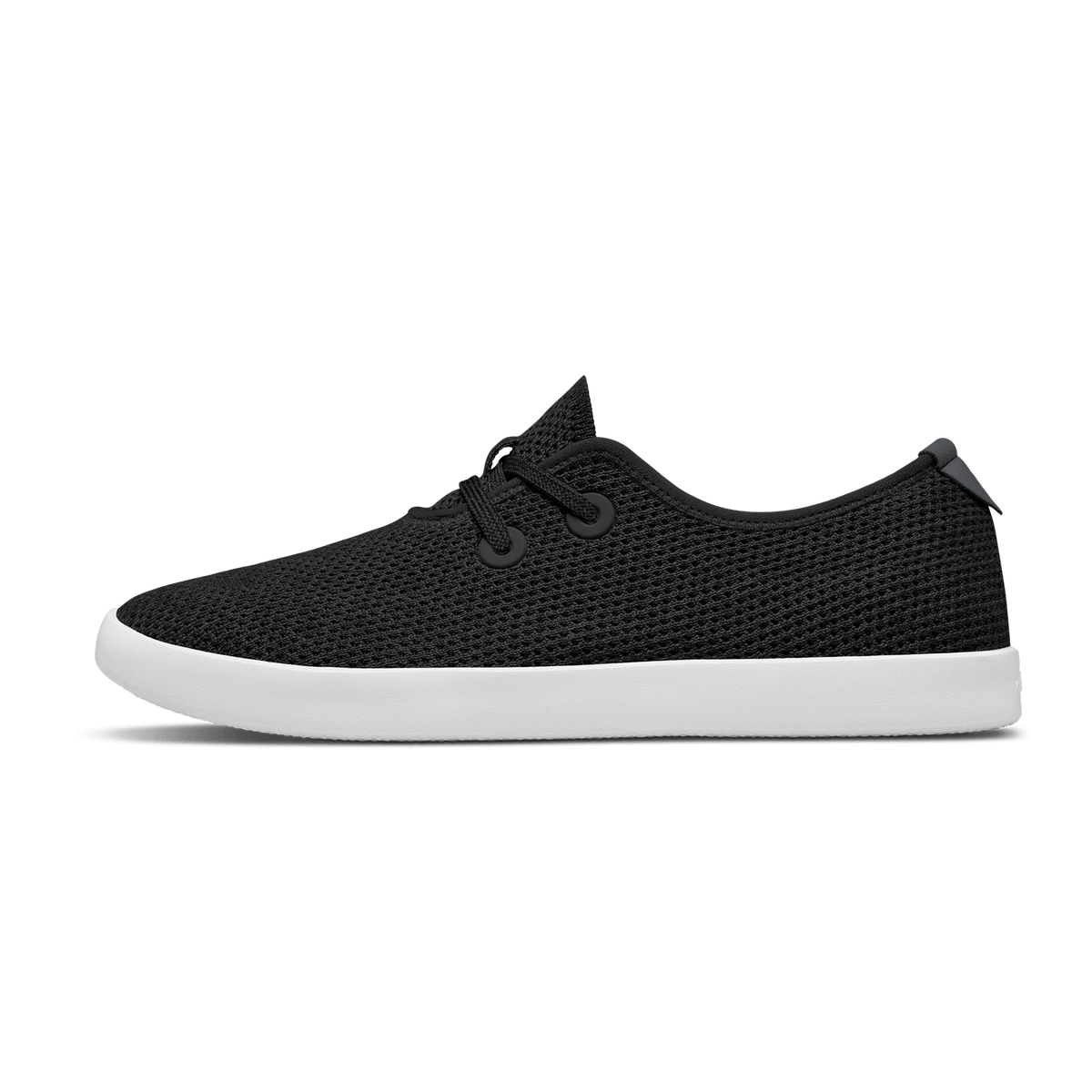 Men's Tree Skipper in Jet Black with a White Sole