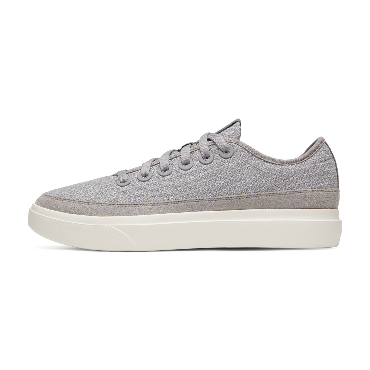Women's Wool Piper Go in Medium Grey with Natural White Sole