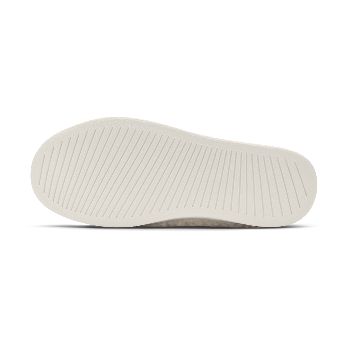 Big Kids Smallbirds Wool Loungers — Natural White Fluffs with Natural White Sole