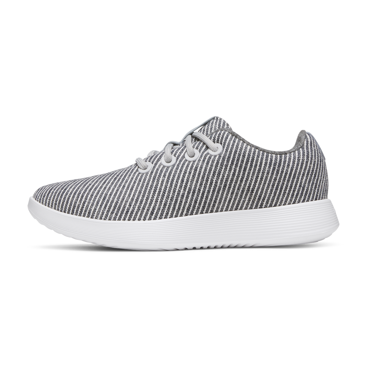 Men's NZ Canvas Runner with Deep Navy Stripes and Blizzard Sole