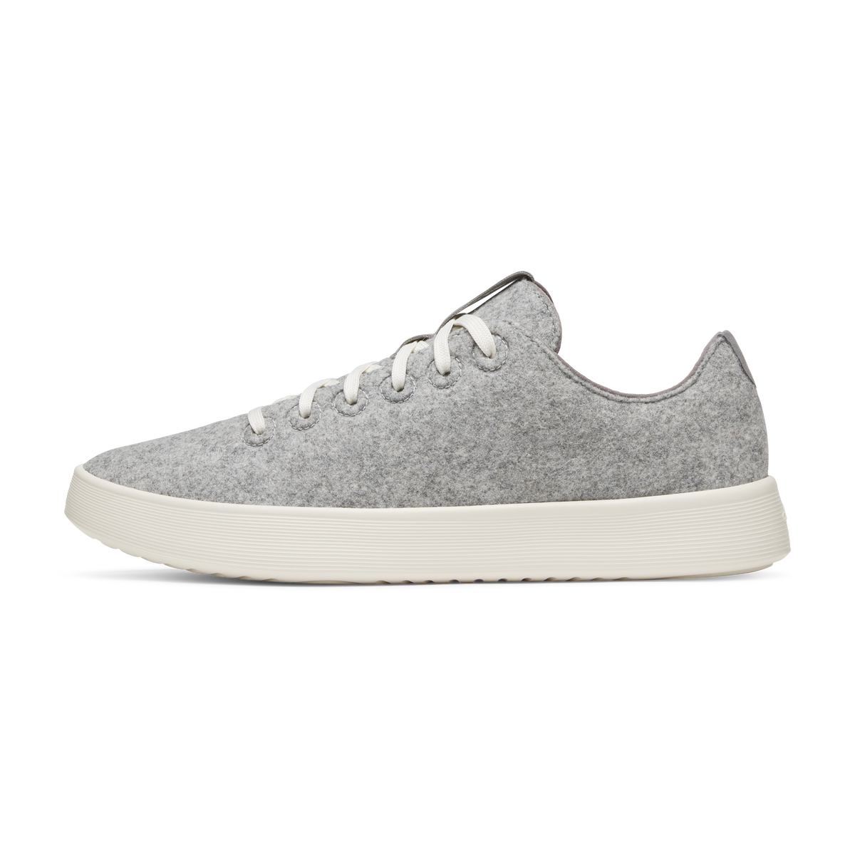 Women's Wool Cruiser in Light Grey with Natural White Sole