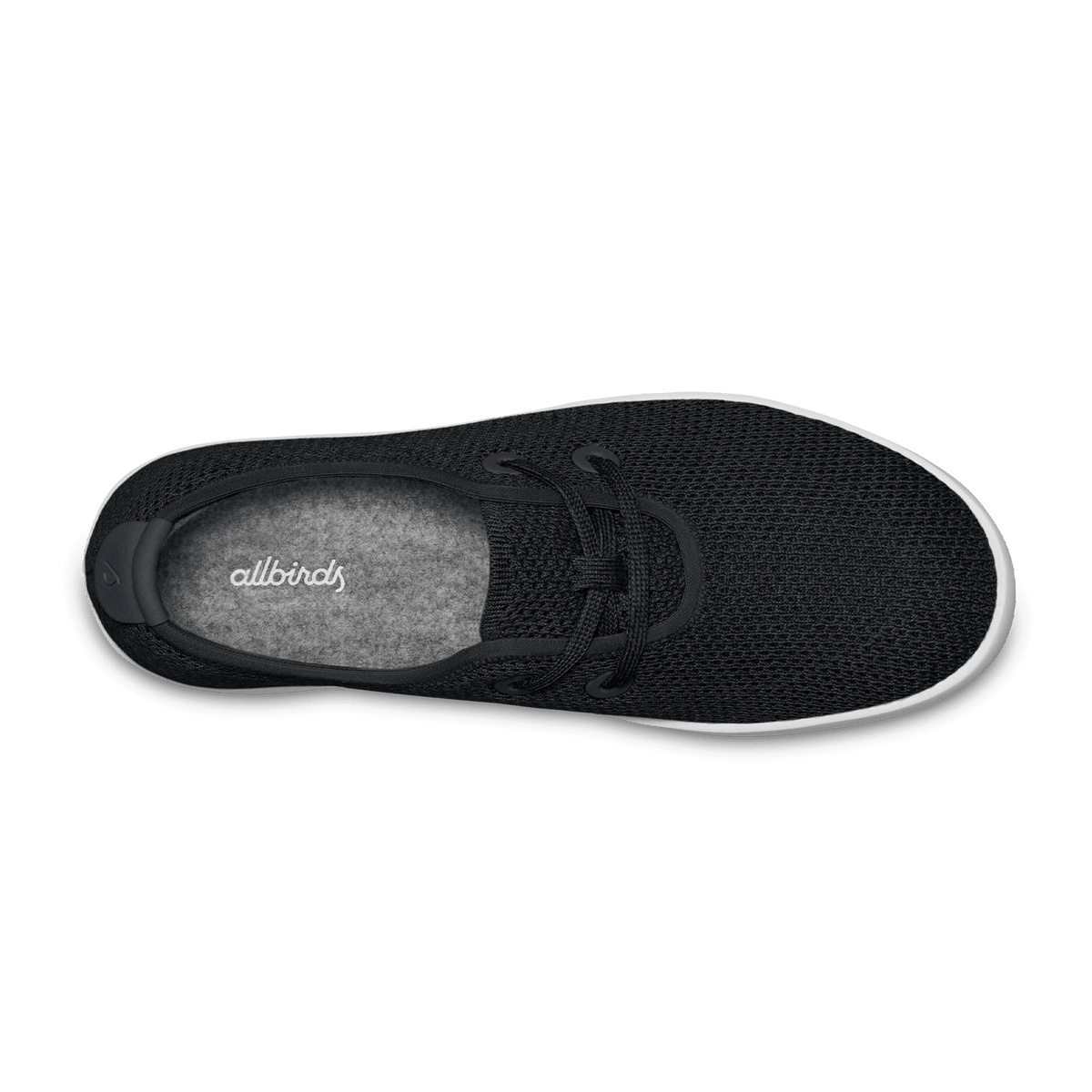Men's Tree Skipper in Jet Black with a White Sole