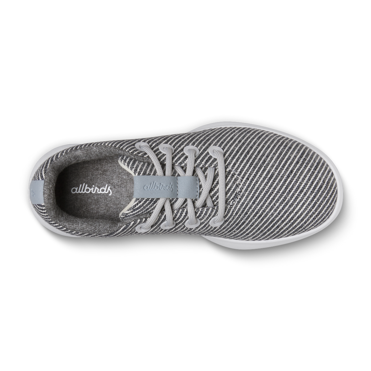 Men's NZ Canvas Runner with Deep Navy Stripes and Blizzard Sole