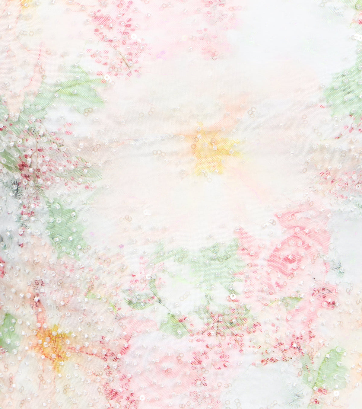 Cecelia Floral Beaded Skater Dress