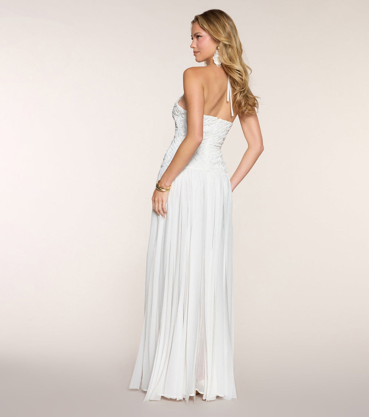 Skye Chiffon Slit A-Line Formal Dress